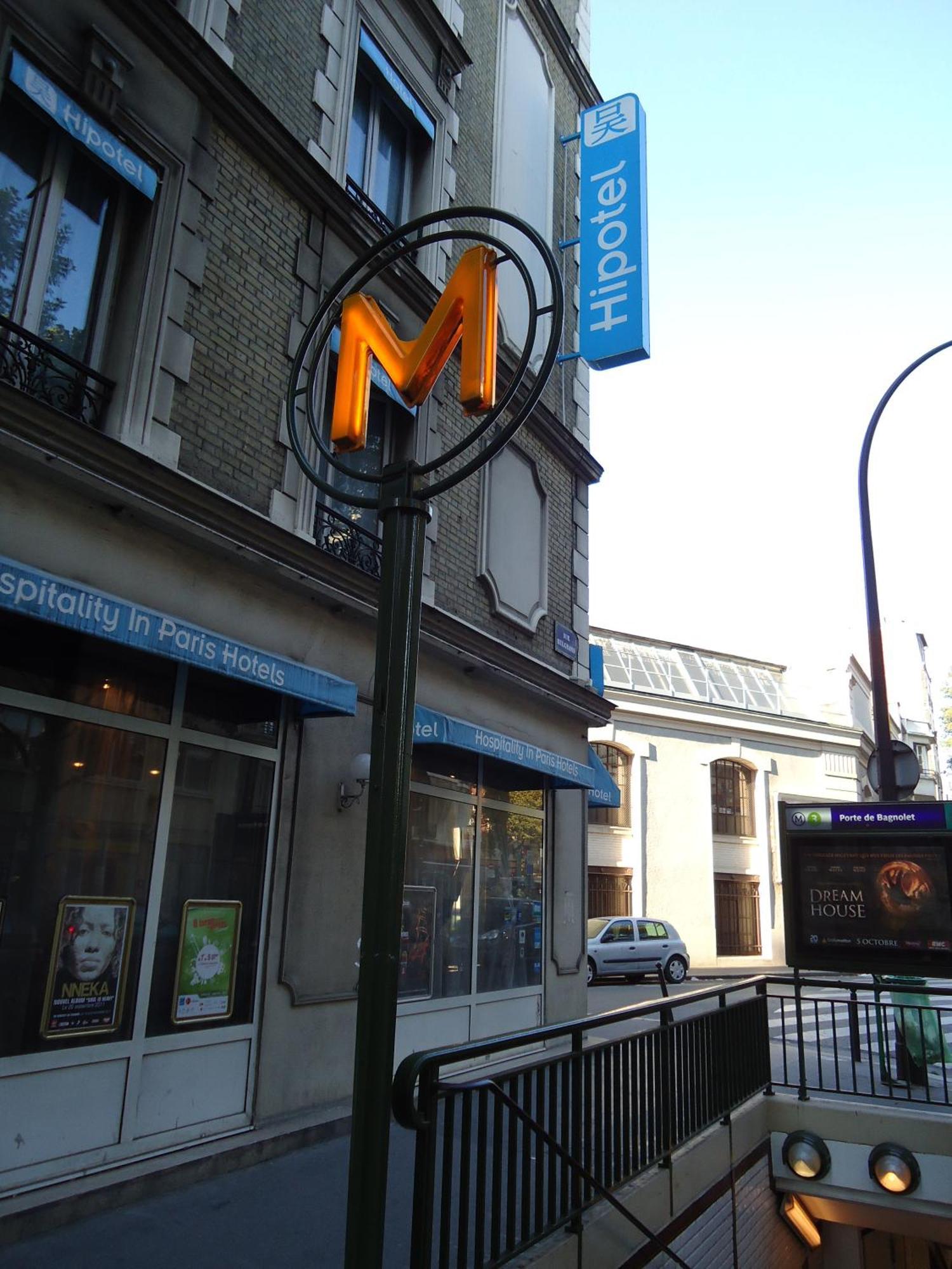 Hipotel Paris Belgrand Mairie Du 20Eme Exterior foto