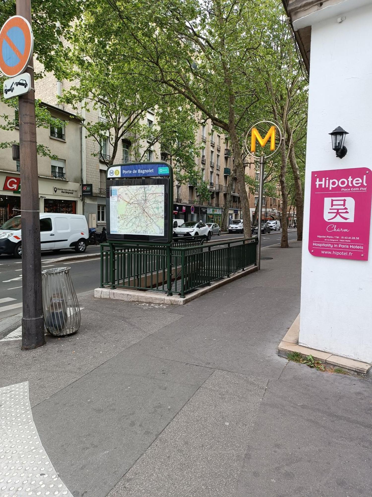 Hipotel Paris Belgrand Mairie Du 20Eme Exterior foto